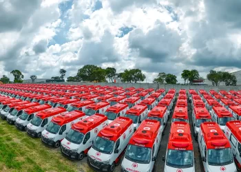Governo entrega 789 novas ambulâncias para a frota do Samu