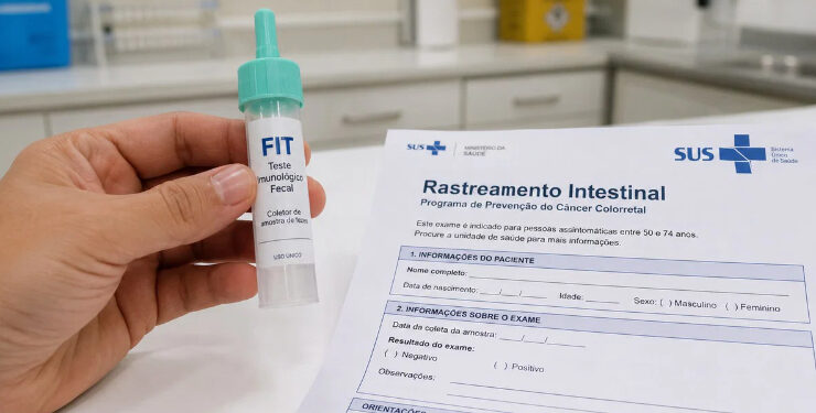 SUS adota exame de fezes para ampliar rastreamento do câncer de intestino
