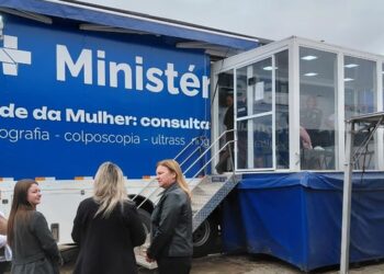 População de Aracati é atendida por carreta de saúde da mulher do Ministério da Saúde